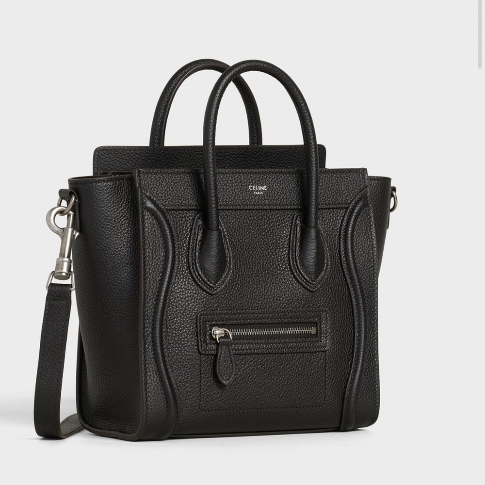 NANO LUGGAGE BAG IN DRUMMED CALFSKIN
BLACK